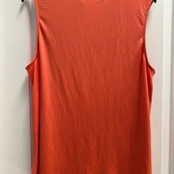 CURE petites coral sleeveless blouse - Picture 3 of 4